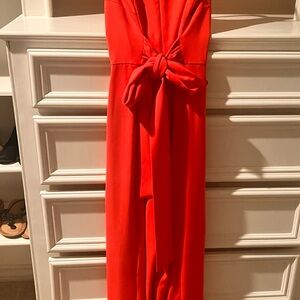Elegant Red Jumpsuit